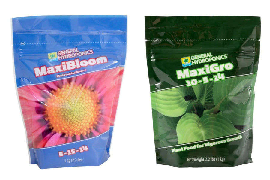 Save on MaxiGro™ and MaxiBloom™ From General Hydroponics at Edenz Hydro