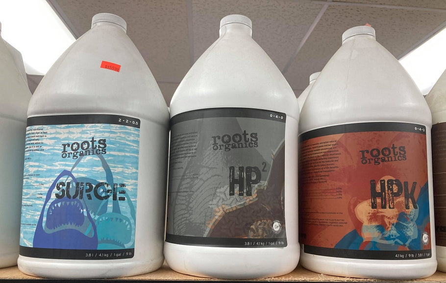 Roots Organics Ancient Amber, Rain, Surge, HP, HPK, Trinity & More — Available at Edenz Hydro!