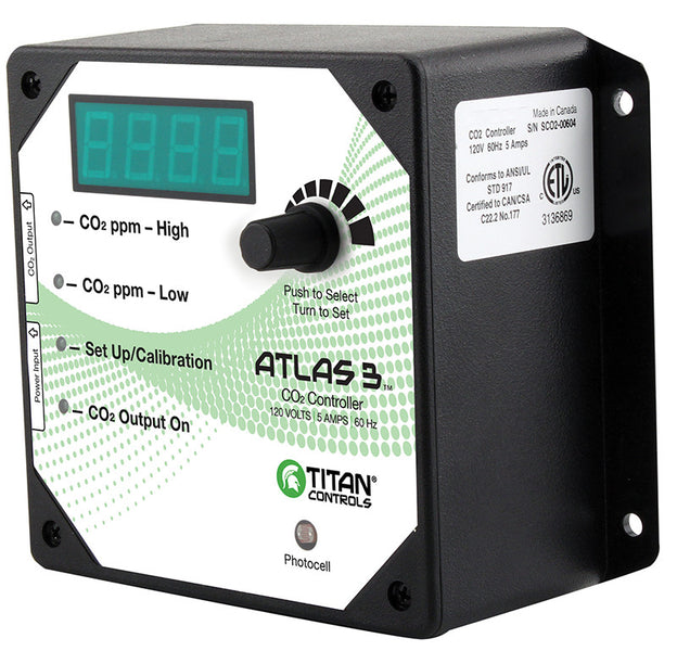 Controlling Grow Room CO2 With The Titan Controls Atlas 3 at Edenz Hydro