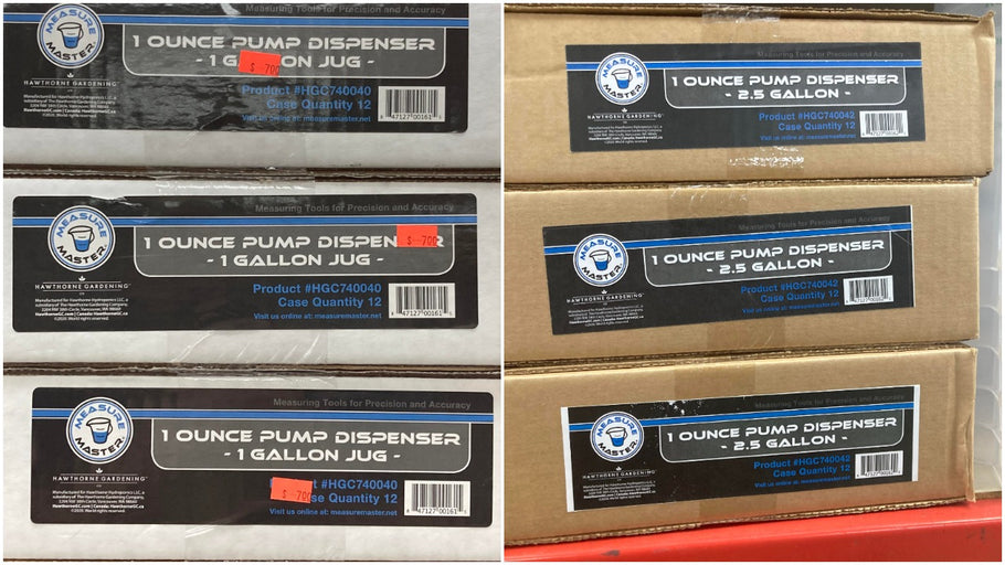Measure Master® Pump Dispensers are AVAILABLE NOW at Edenz Hydro