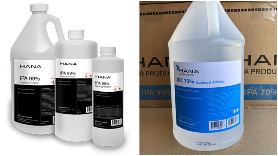 HANA Spa Products IPA 99% Isopropyl Alcohol is AVAILABLE NOW at EDENZ HYDRO!