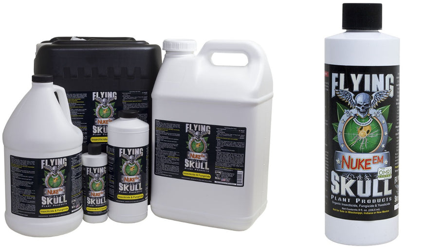 Flying Skull NUKE EM Insecticide and Fungicide — Available Now at Edenz Hydro!