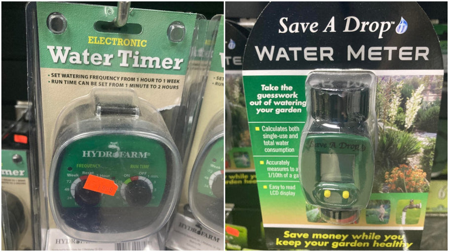 Water Timers and Water Meters are Available for Purchase at Edenz Hydro!