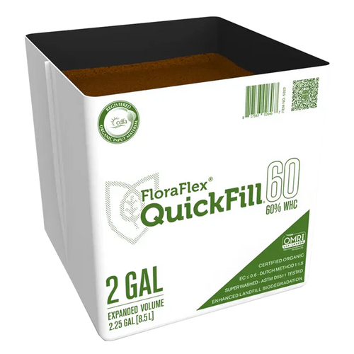 FloraFlex QuickFill Bag, 60% WHC, 2 Gallon