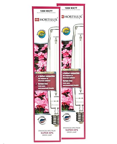 Hortilux Super HPS 1000 watt Grow Lamp 2 Pack
