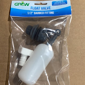 Grow1 Float Valve W/ 1/2” Barbed Fitting