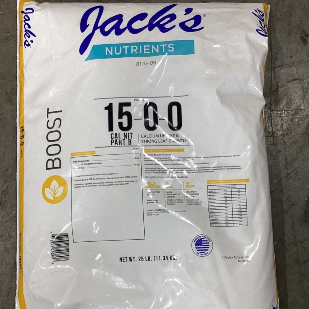 Jacks Calcium Nitrate Part B 25lb