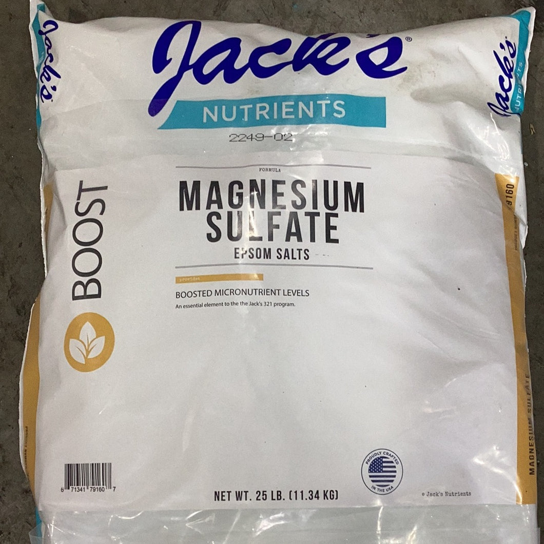 Jacks Magnesium Sulfate Epsom Salts 25lb