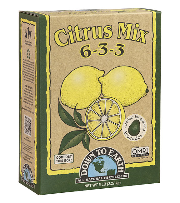 Down To Earth Citrus Mix 6-3-3