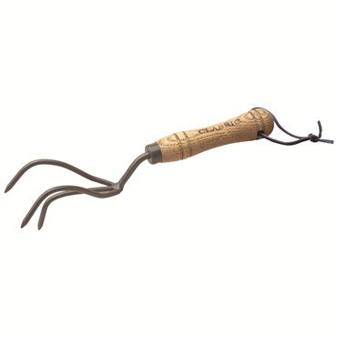 Flexrake® Classic Hand Cultivator with Wood Handle - 10in L