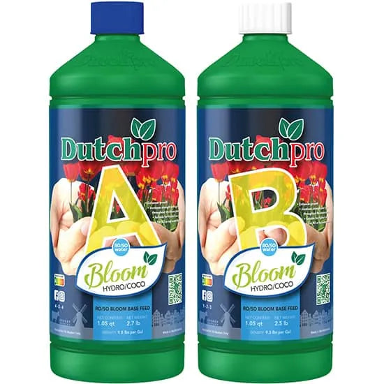 Dutchpro A+B Bloom Base Feed for Hydroponics / Coco(RO/Soft Water)