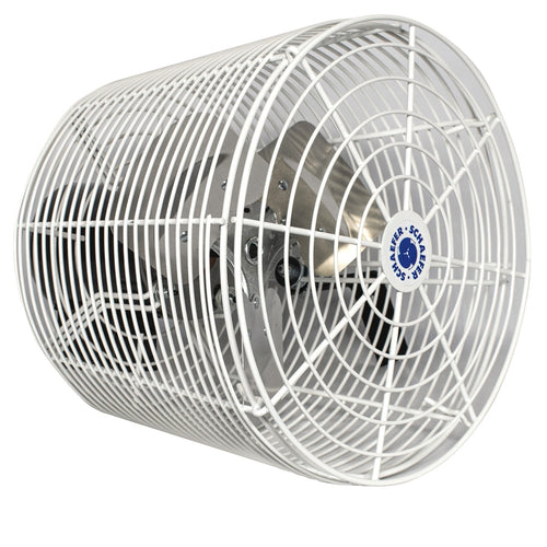 Schaefer Versa-Kool Circulation Fan w/ Tapered Guards, Cord & Mount