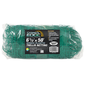 Grower's Edge® Green Trellis Netting