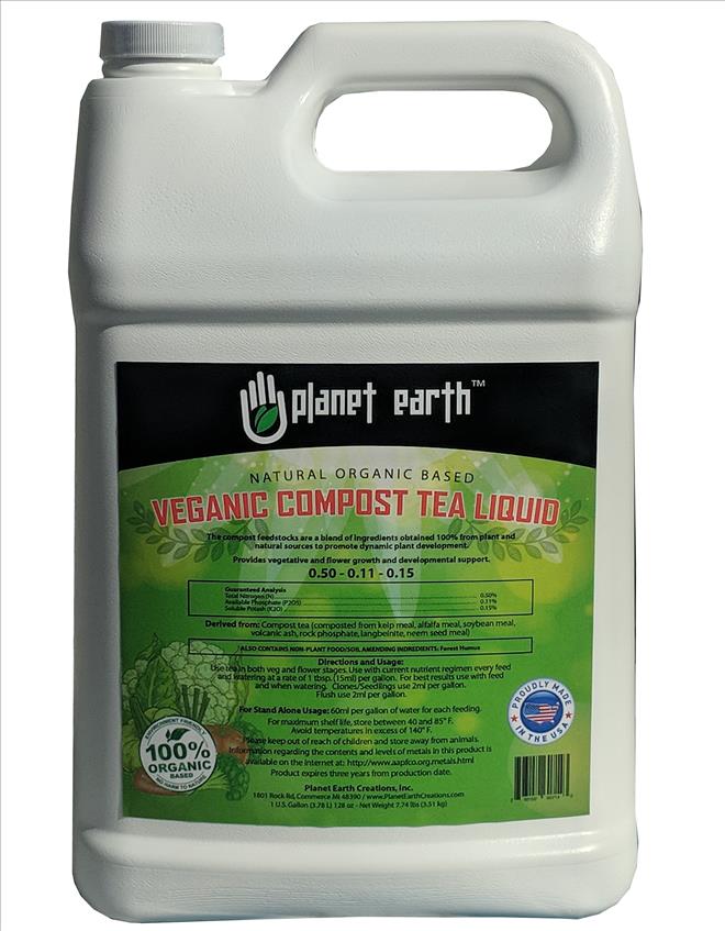 Planet Earth Veganic Compost Tea 1 Gallon