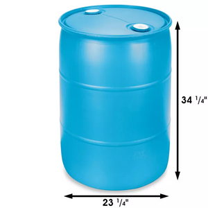 55 Gallon Plastic Drum (Blue)