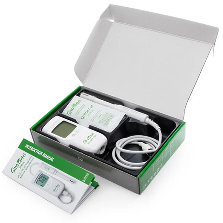 GroLine Waterproof Portable pH/EC/TDS Meter - HI9814