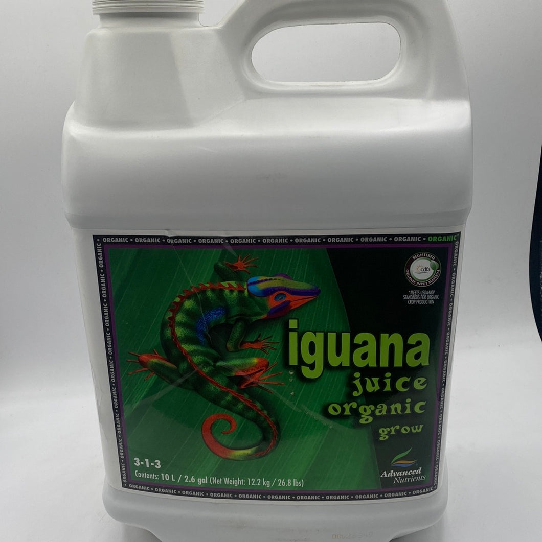 AN IGUANA JUICE ORGANIC GROW 10
