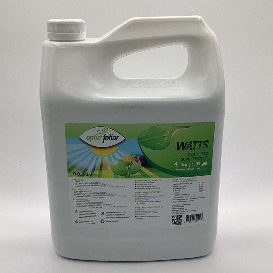 Optic foliar watts 1 gallon
