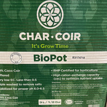 Load image into Gallery viewer, Char Coir Bio Pot 3L/1/2GAL