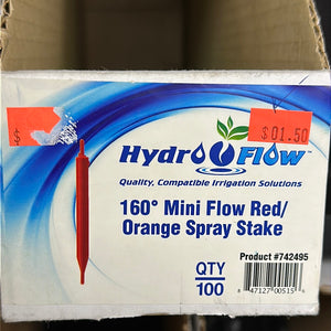 HydroFlow 160 Mini Flow Red Orange Spray Stale