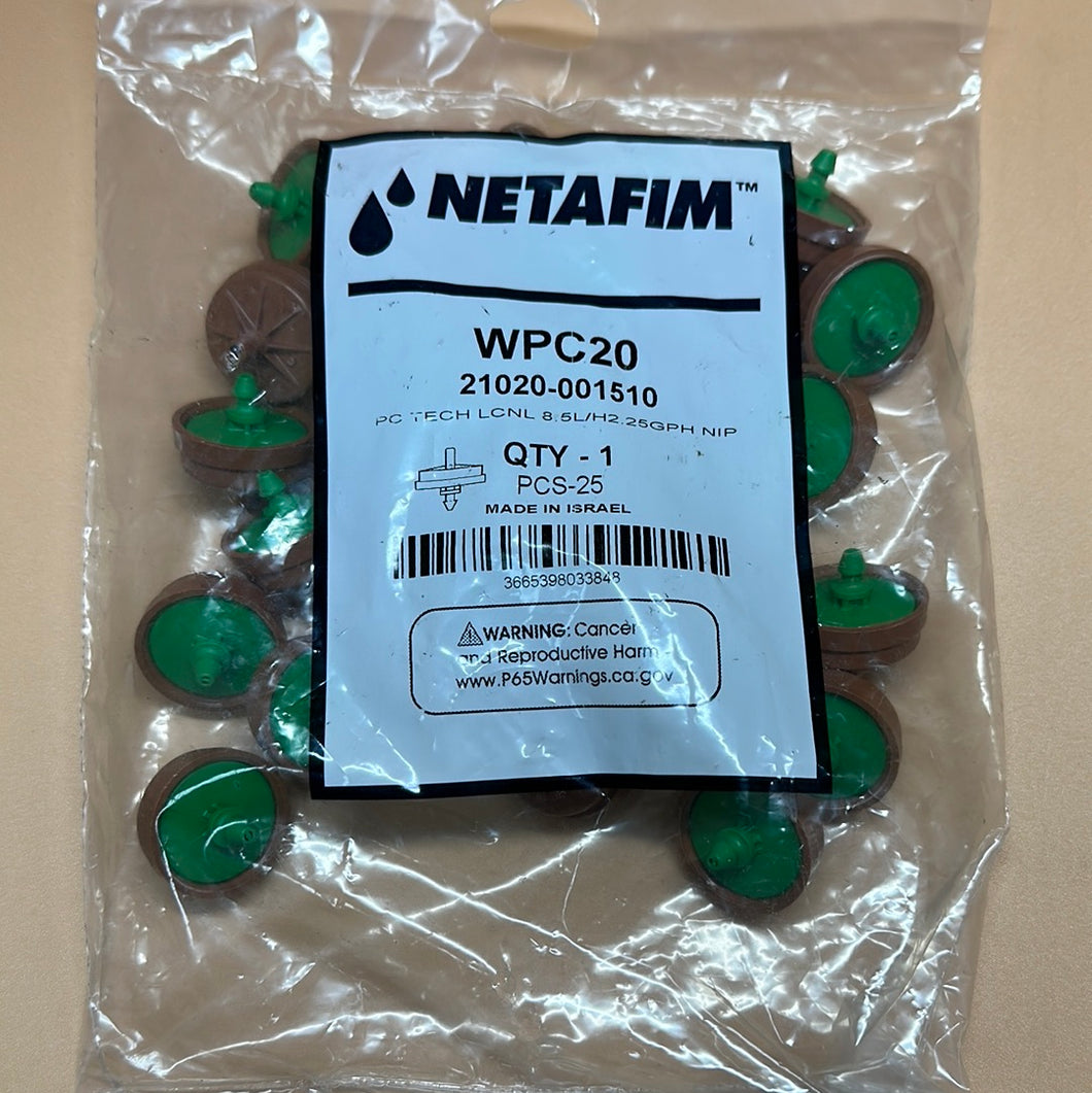 Netafim Tech Flow Emitter 25tg