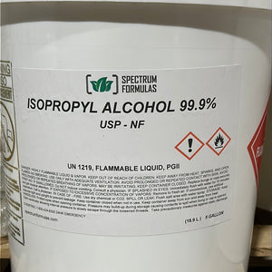 Isopropyl Alcohol 5 Gallon Spectrum Formulas