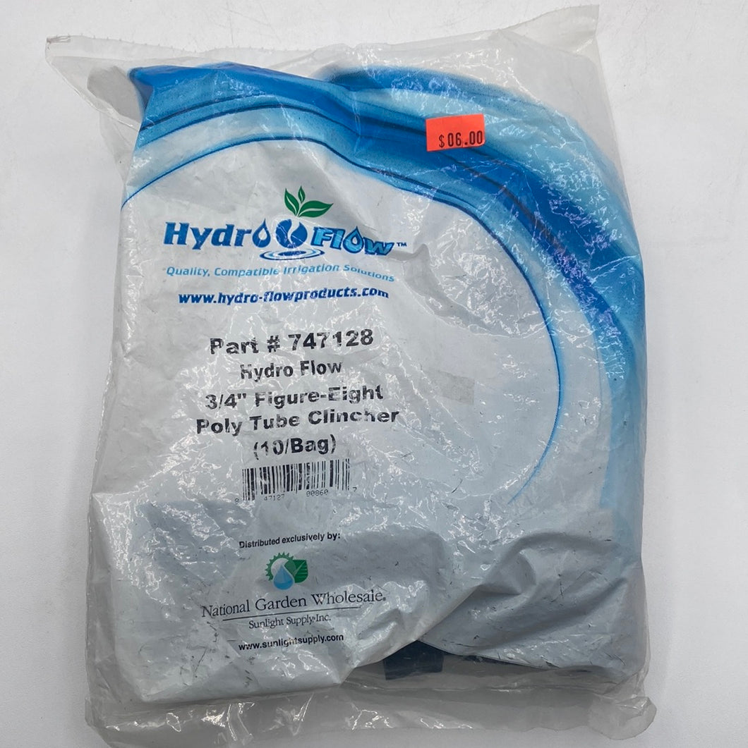 HYDROFLOW 3/4 TUBE CLINCHER 10pk