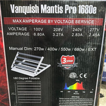Load image into Gallery viewer, Vanquish Mantis pro 1680e