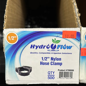 HydroFlow 1/2” Nylon Hose Clamp