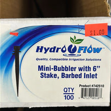 Load image into Gallery viewer, HydroFlow Mini Bubbler with 6” Stake