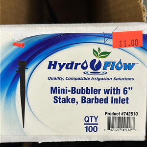 HydroFlow Mini Bubbler with 6” Stake