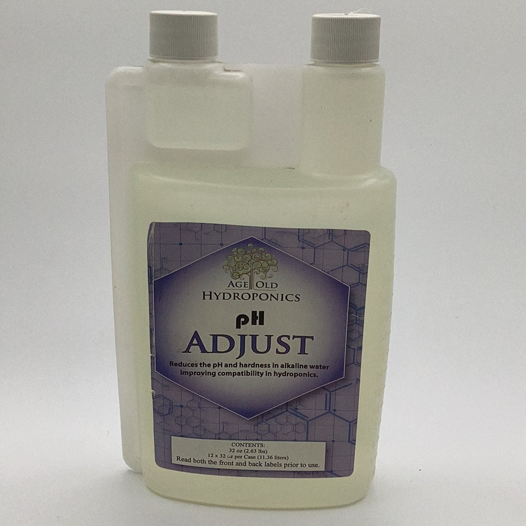 Age old hydroponics ph adjust