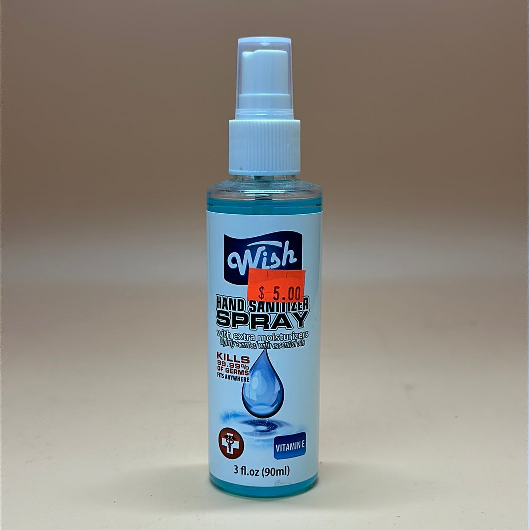 Wish Hand Sanitizer Spray 3oz