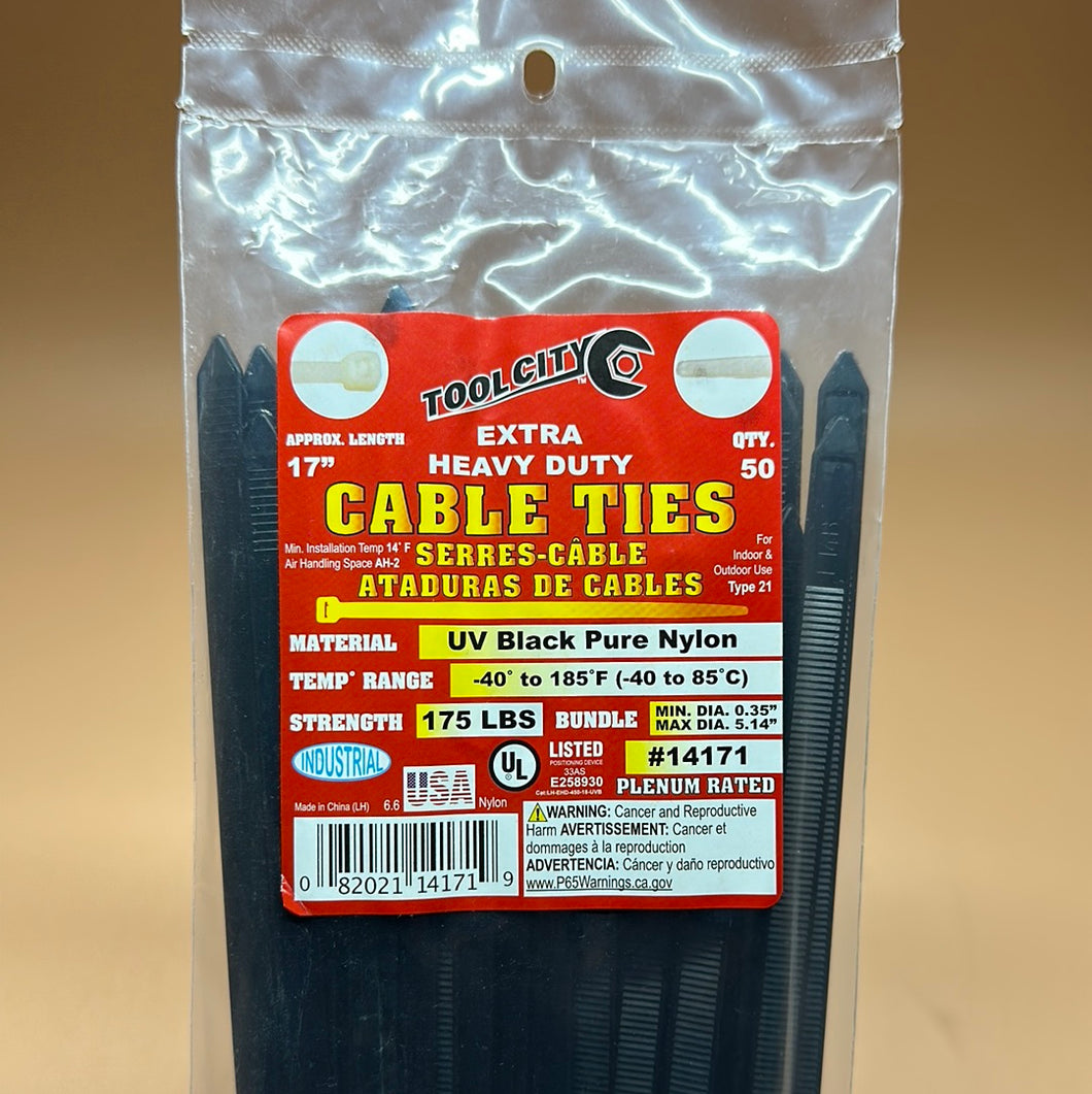 Tool City Cable Ties 17”