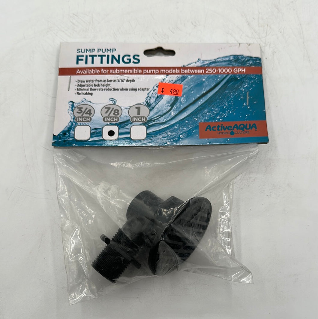 Sump Pump Fittings