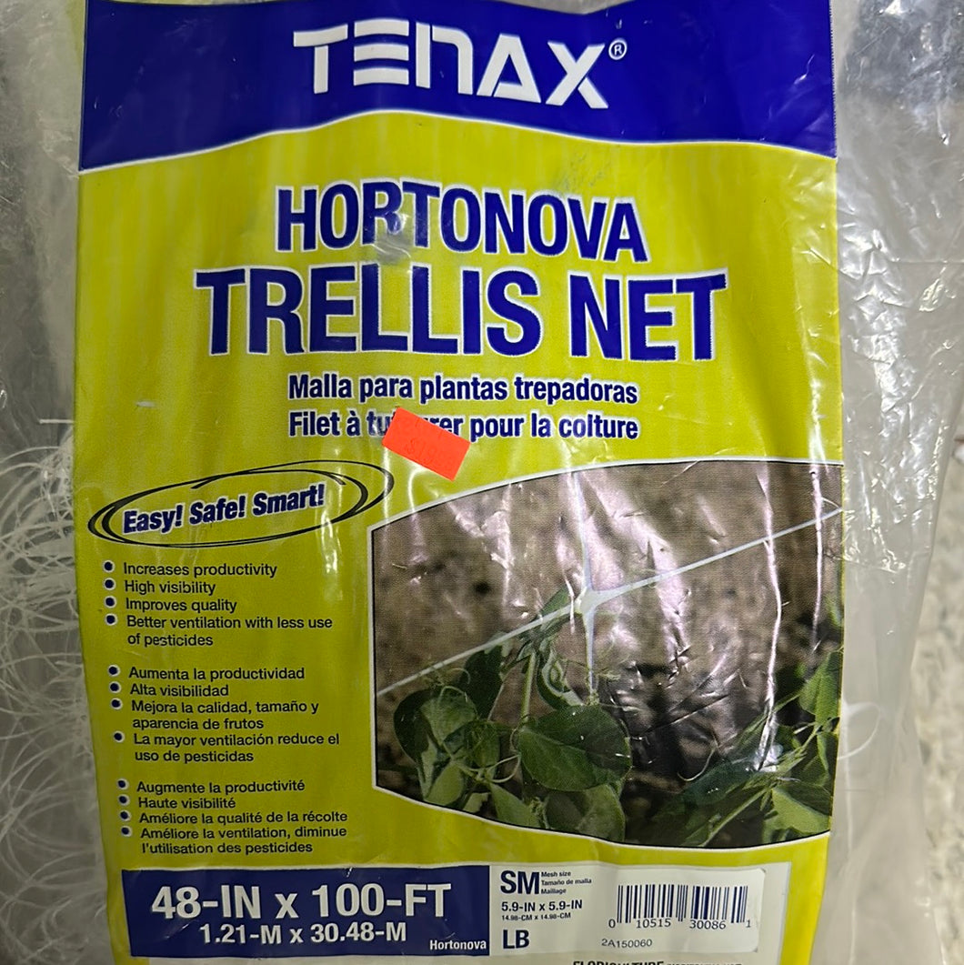 Tenax Trellis Netting 48in-x 100ft