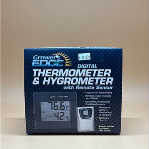 GE thermometer/hygrometer
