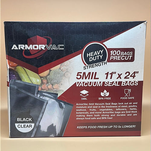 ArmorVac 5Mil 11x24 Vacuum Seal Bags