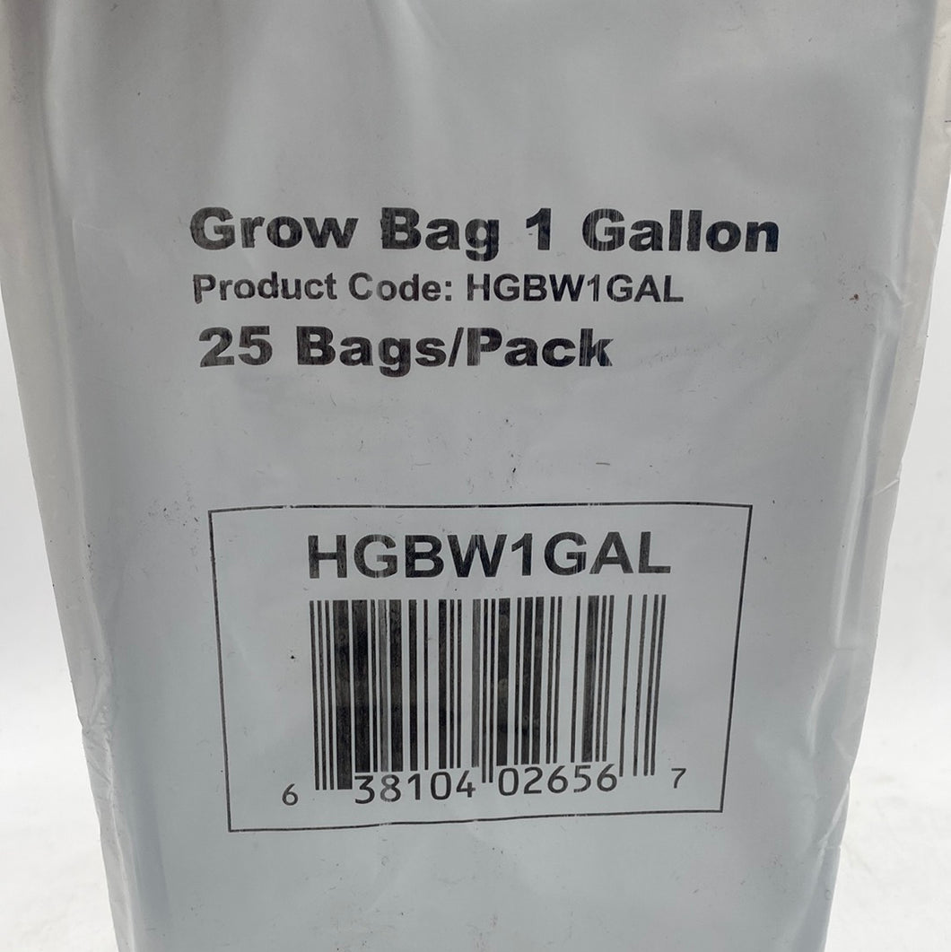 GRO PRO GRO BAGS 1 GAL 25 pk