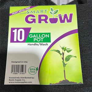 Smart Grow 10 Gallon jacks Pot