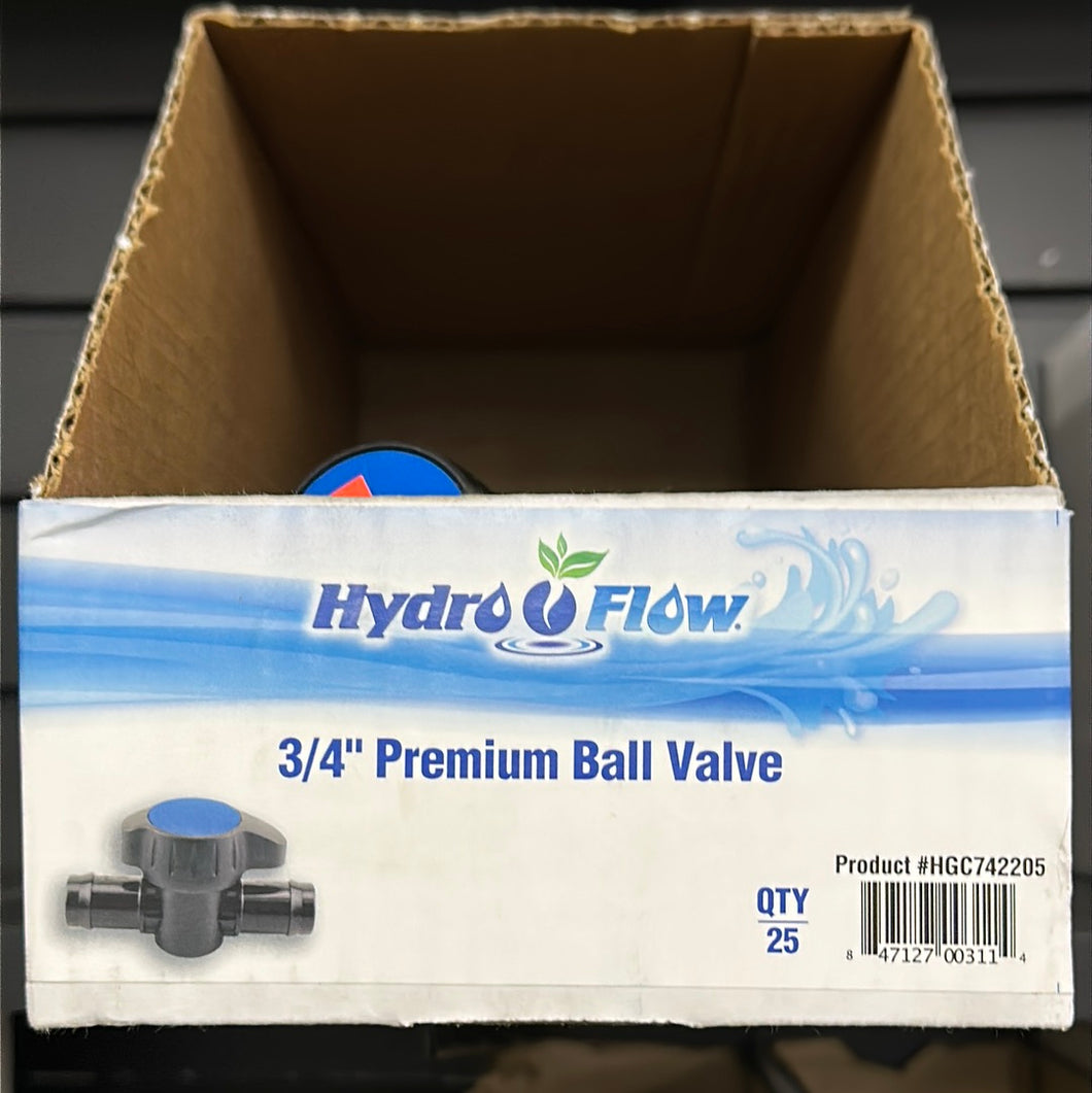 HydroFlow 3/4” Premium Ball Valve