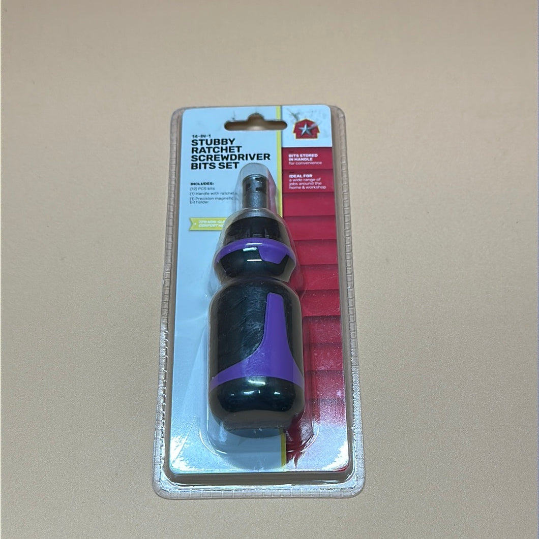 Stubby Ratchet Screwdriver Set