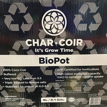 Load image into Gallery viewer, Char Coir BioPot 8L/2.1GAL