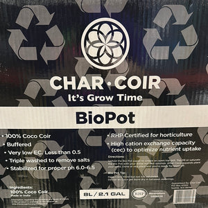 Char Coir BioPot 8L/2.1GAL