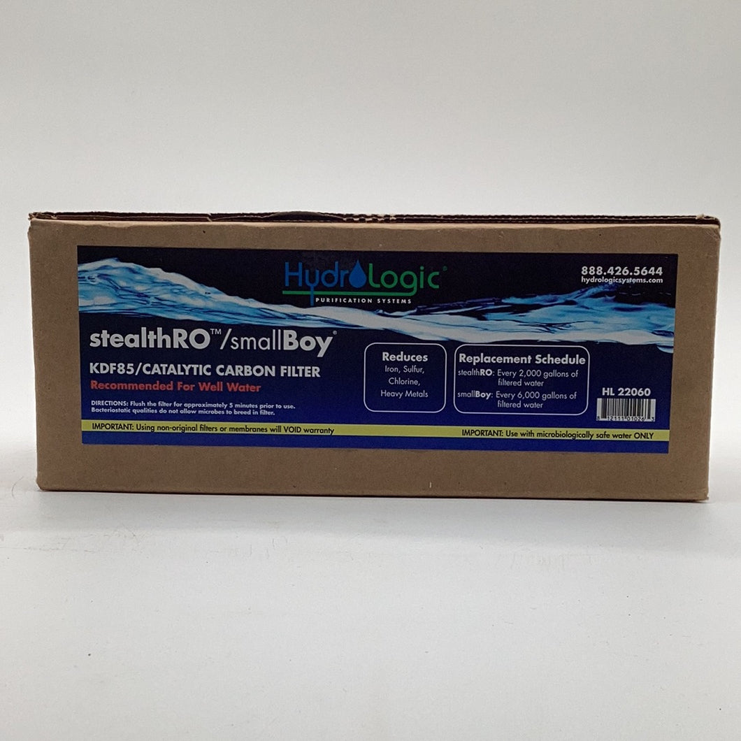 Hydrologic stealth RO/small boy carbon filter