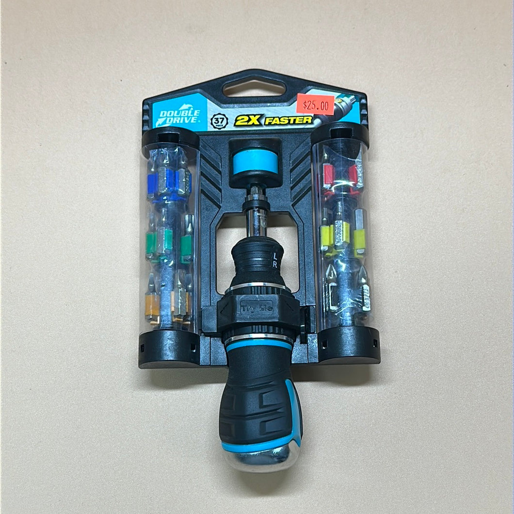 DoubleDrive Ratcheting Screw Driver