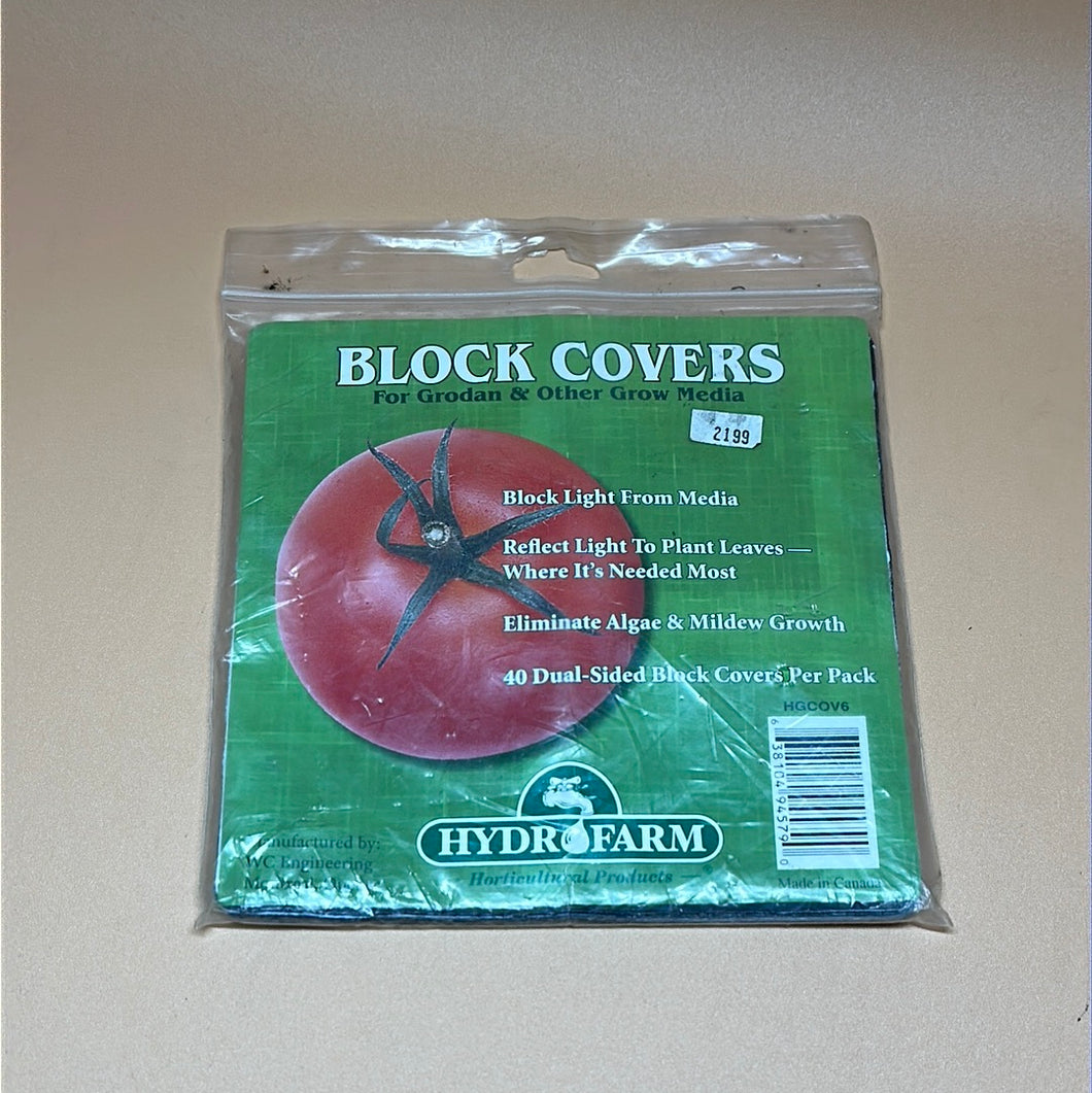 Rockwool block Cover 6” 40 pack