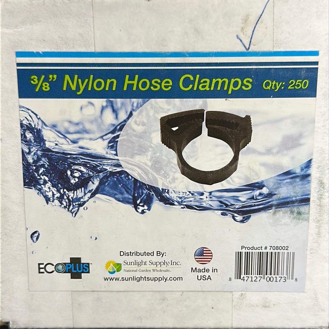 3/8” Nylon Hose Clamps