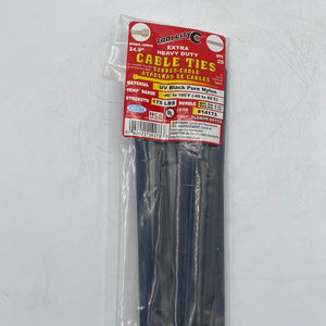 Cable Ties 24.9” Black