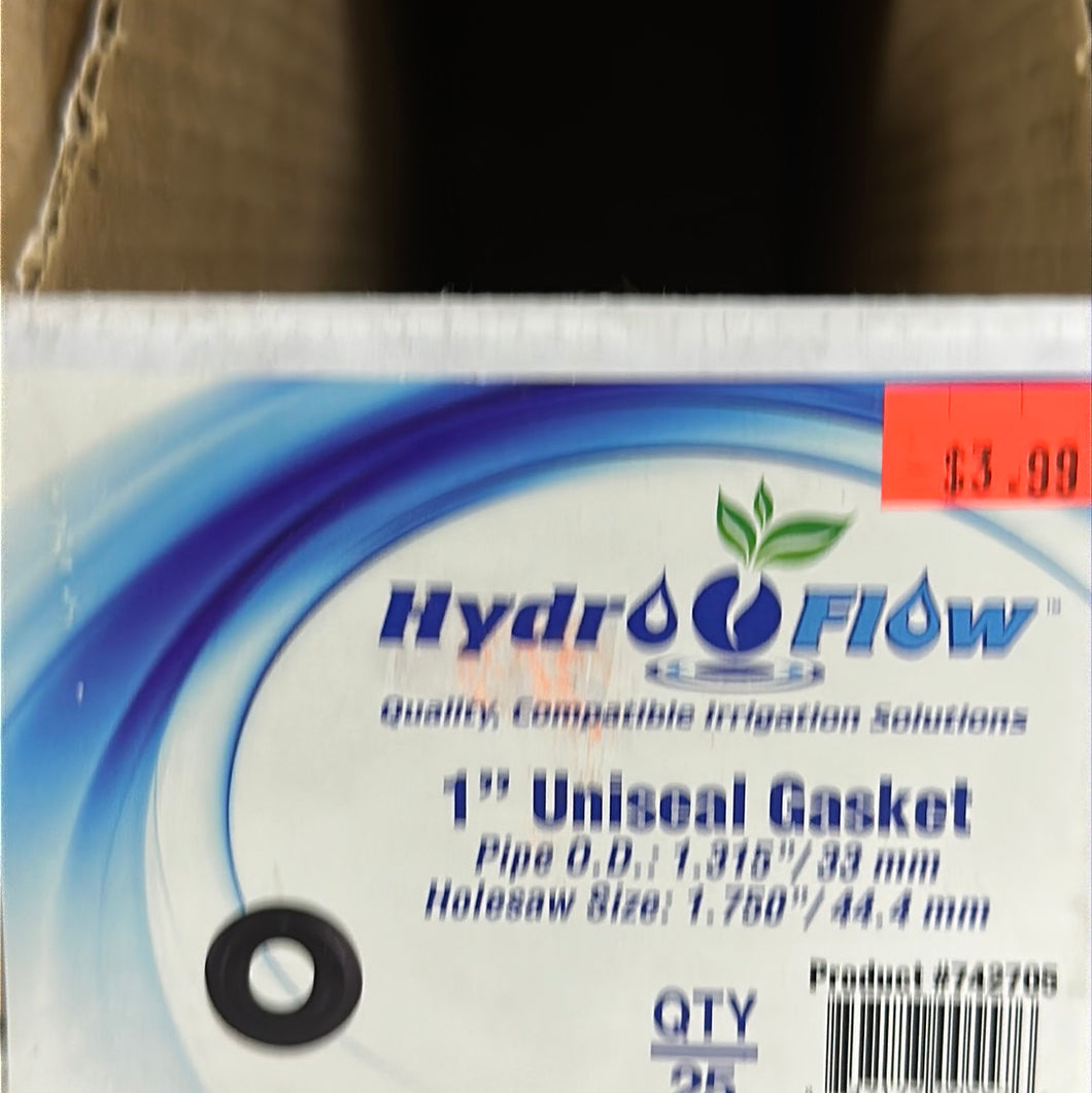 HydroFlow 1” Uniseal Gasket